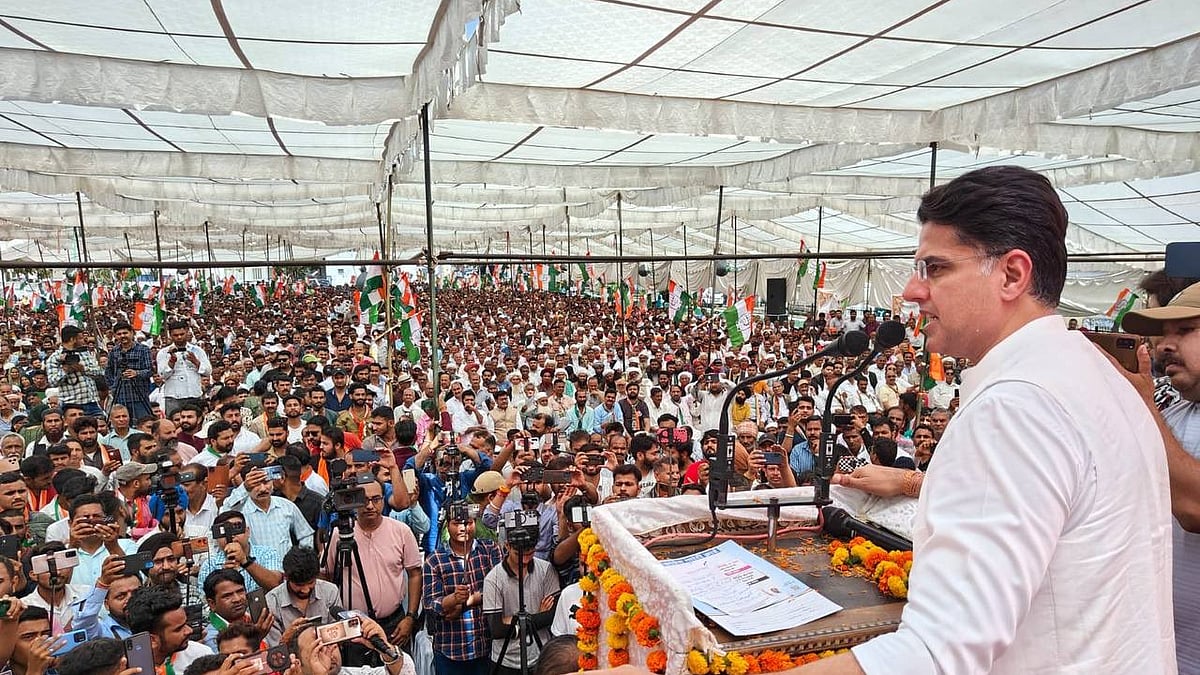 <div class="paragraphs"><p>اودھم پور میں انتخابی تشہیر کرتے ہوئے سچن پائلٹ، تصویر @INCIndia</p></div>