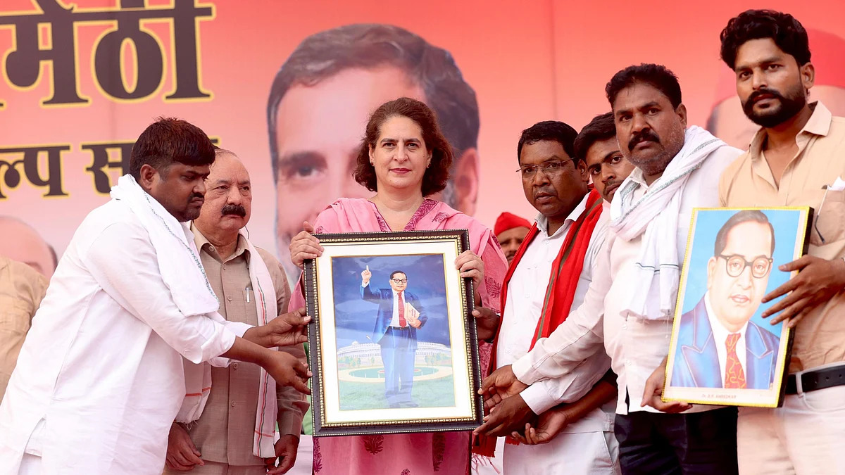 <div class="paragraphs"><p>امیٹھی میں پرینکا گاندھی، تصویر @INCIndia</p></div>