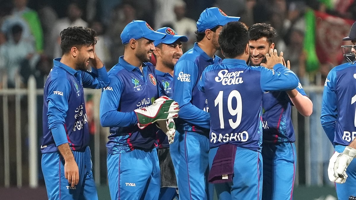 <div class="paragraphs"><p>افغانستانی ٹیم کے کھلاڑی، تصویر <a href="https://twitter.com/ACBofficials"><br>@ACBofficials</a></p></div>