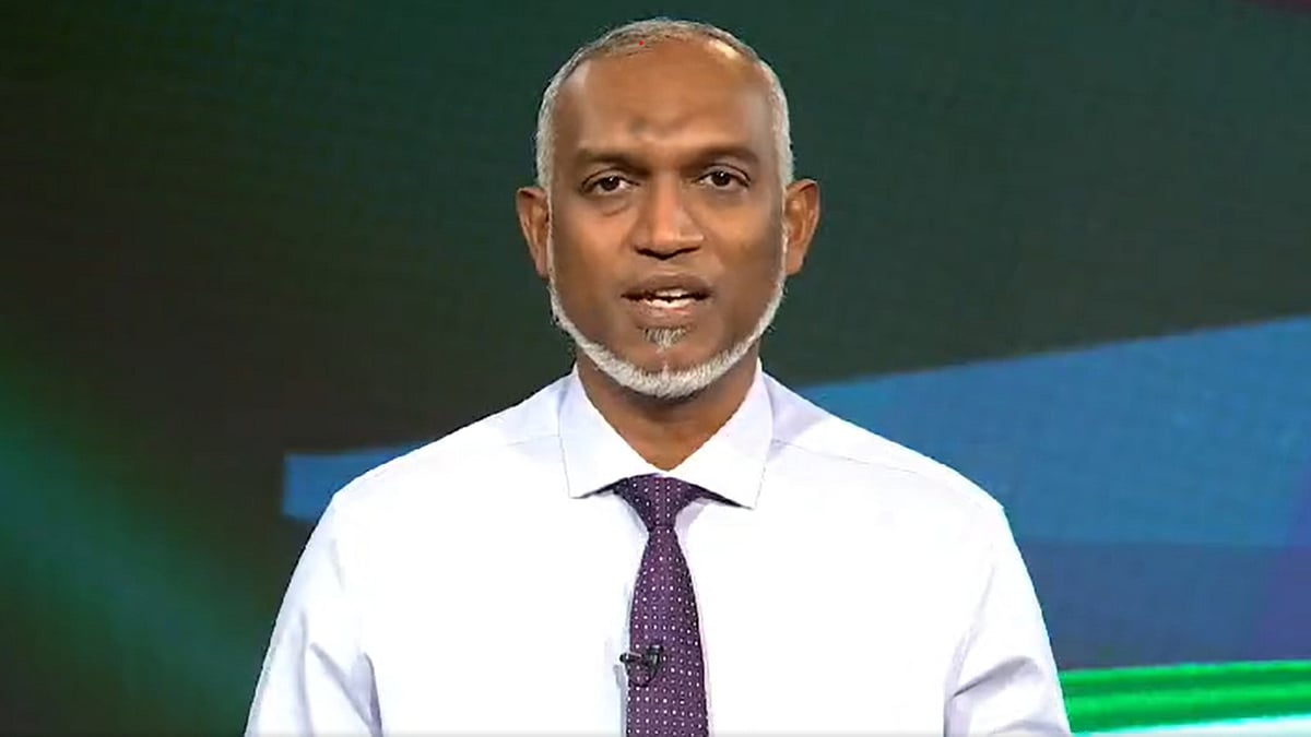 <div class="paragraphs"><p>مالدیپ کے صدر محمد معیزو / تصویر: ’ایکس‘&nbsp;@MMuizzu</p></div>