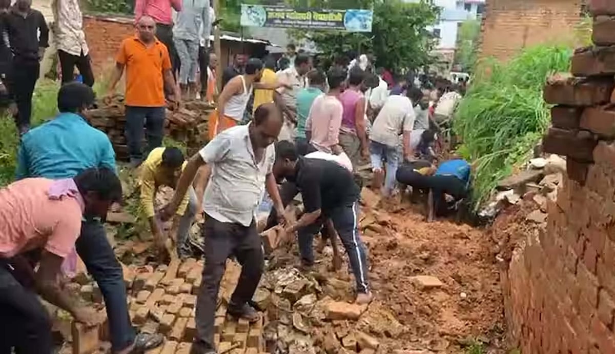 مدھیہ پردیش کے ریوا میں اندوہناک حادثہ، مکان کی دیوار گر جانے سے 4 بچے جان بحق