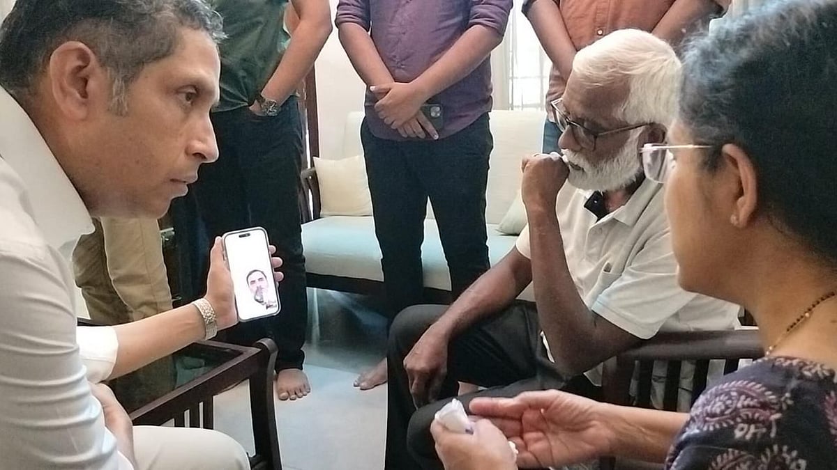 انّا سیبسٹین کے والدین سے ویڈیو کال پر بات کرتے ہوئے راہل گاندھی