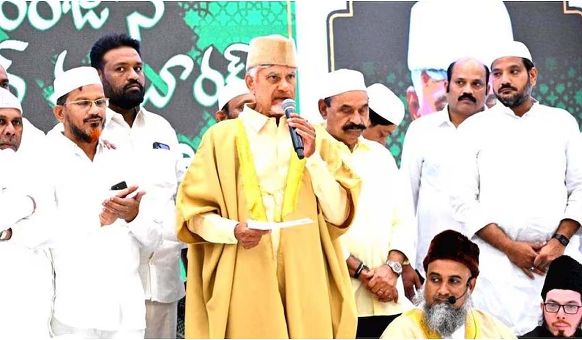 آندھرا کے وزیر اعلیٰ چندرابابو نائیڈو کا مسلمانوں سے وقف جائیدادوں کی حفاظت اور فلاح و بہبود کا وعدہ