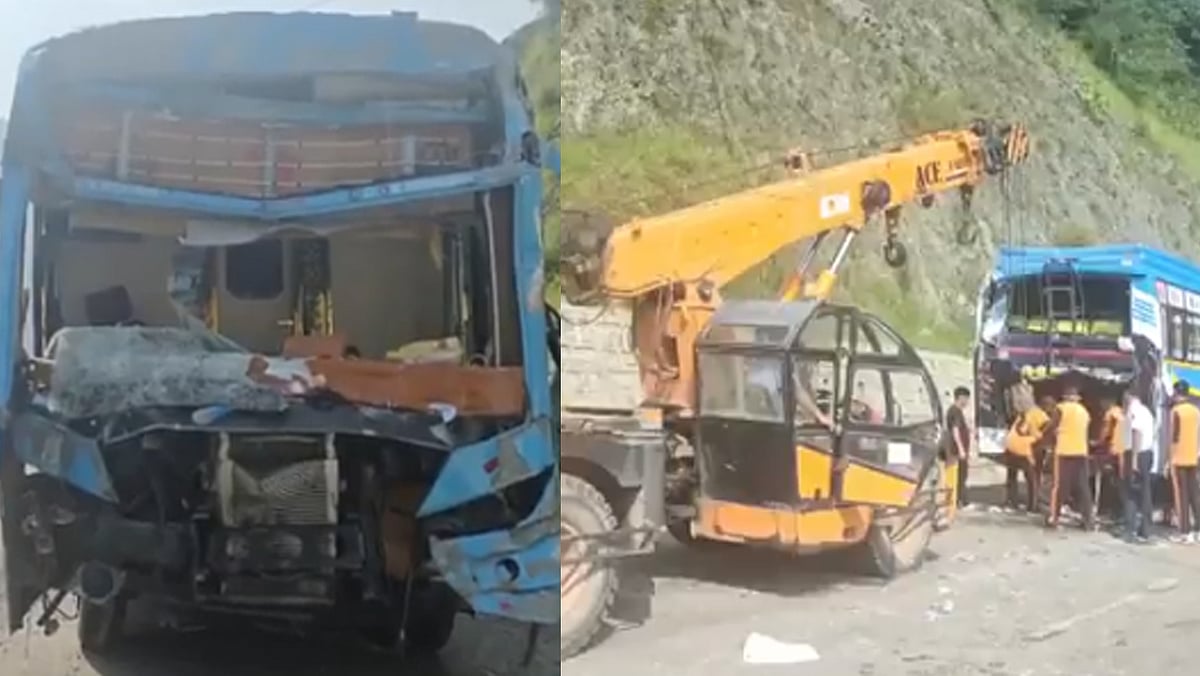 امرناتھ یاترا کے قافلہ میں شامل 5 بسیں ٹکرائیں، 36 عقیدت مند زخمی