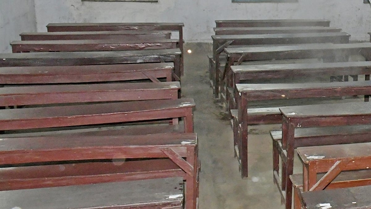 بھوپال میں اسکول کی چھت کا پلاسٹر گرا، طالب علم زخمی