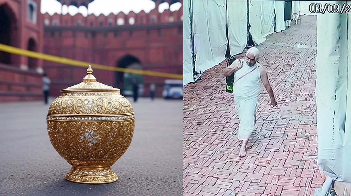 لال قلعہ میں مذہبی تقریب کے دوران ہیروں اور سونے سے مزین بیش قیمتی ’کلش‘ چوری، اوم برلا کی موجودگی میں واردات