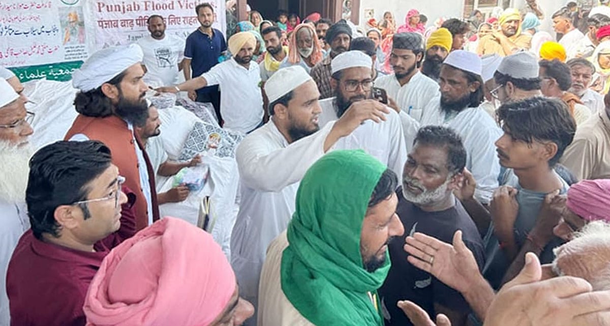 جمعیۃ علماء ہند کی ٹیمیں پنجاب اور جموں و کشمیر میں سیلاب زدگان کی فوری مدد میں سرگرم