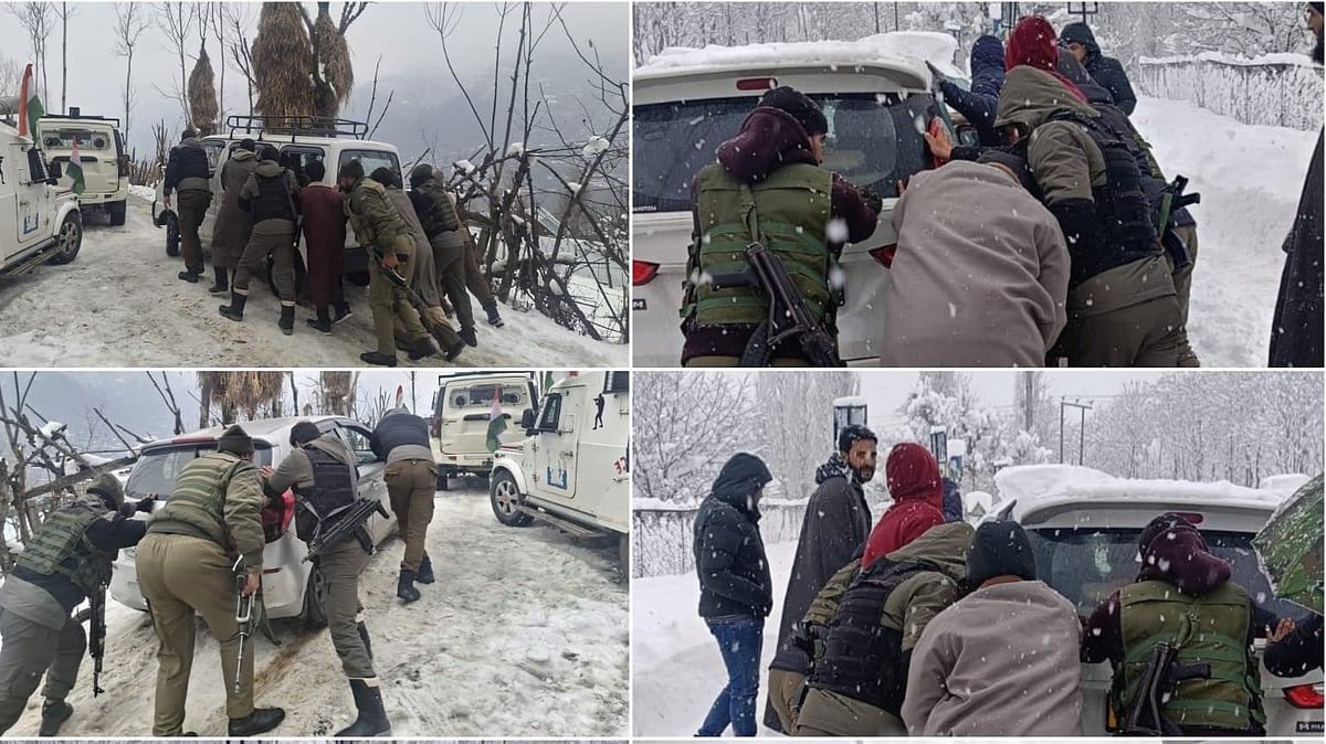 کشمیر میں برفباری کے درمیان لینڈ سلائیڈنگ کا خطرہ، وارننگ جاری