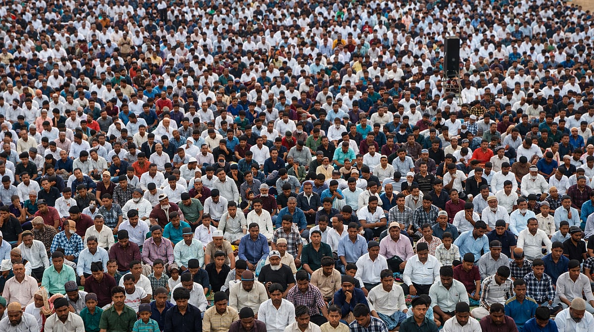 تمل ناڈو اور کیرالہ میں عیدالفطر کی نماز ادا، بڑے اجتماعات میں عبادت اور دعائیں