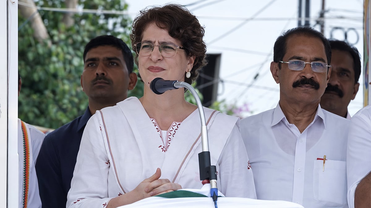 ’کیرالہ میں حکومت بدلنے کا وقت آ گیا‘، پرینکا گاندھی کا ایل ڈی ایف اور بی جے پی پر سخت حملہ