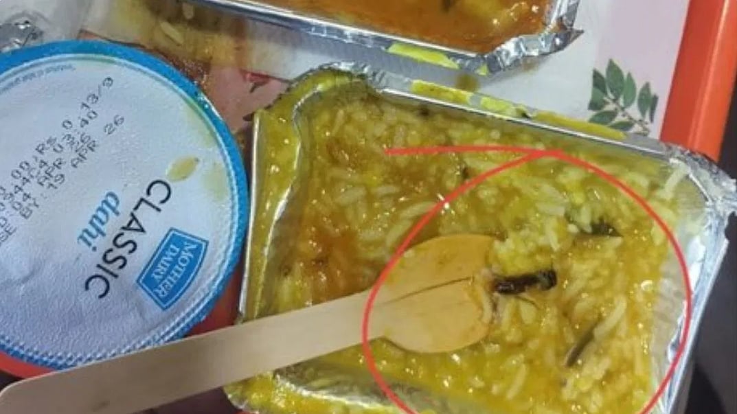 ’وندے بھارت‘ ٹرین کے کھانا میں نکلا کیڑا، تصویر ہوئی وائرل، ریلوے نے لگایا 10 لاکھ روپے کا جرمانہ
