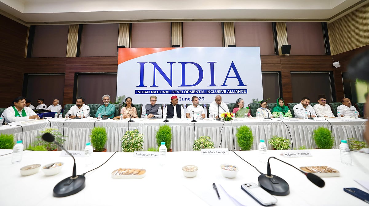 <div class="paragraphs"><p>انڈیا بلاک کی میٹنگ کا منظر، تصویر ’ایکس‘&nbsp;<a href="https://x.com/INCIndia">@INCIndia</a></p></div>