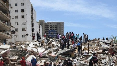 <div class="paragraphs"><p>شدید زلزلے کے بعد وینزویلا میں تباہی کا منظر، تصویر/آئی اے این ایس</p></div>