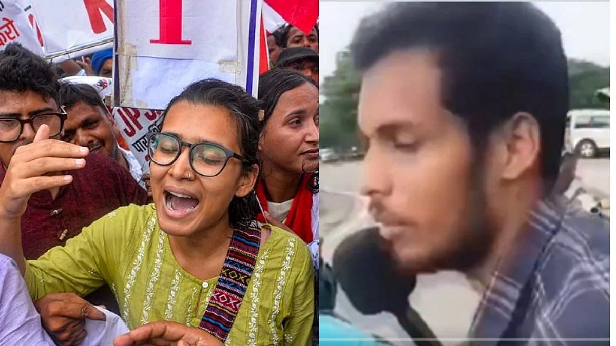 رانچی میں طلبہ تحریک کی حمایت کرنے پہنچی آئسا صدر نیہا پر پھینکی گئی سیاہی، تنظیم نے آر ایس ایس پر لگایا الزام