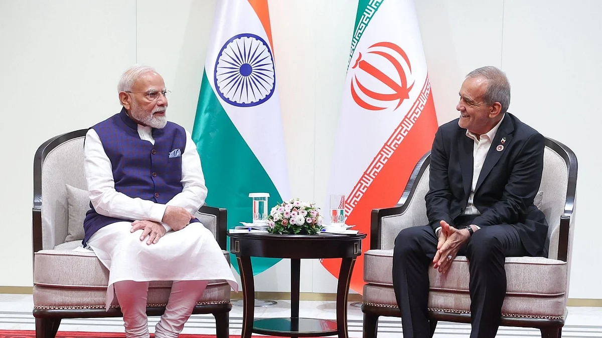 <div class="paragraphs"><p>وزیر اعظم مودی اور ایرانی صدر مسعود پیزشکیان، تصویر&nbsp;@narendramodi</p></div>
