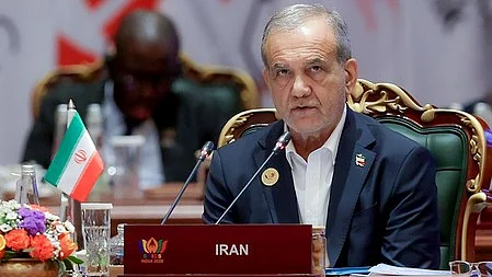 <div class="paragraphs"><p>ایرانی صدر مسعود پیزشکیان، تصویر/آئی اے این ایس</p></div>