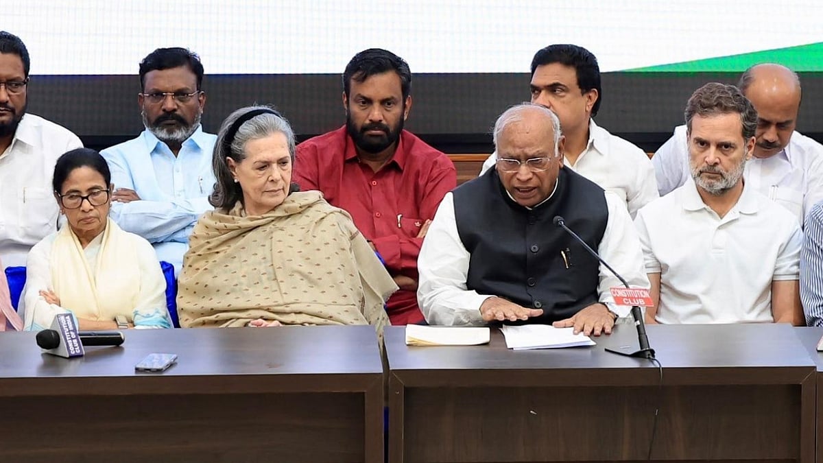 <div class="paragraphs"><p>پریس بریفنگ کا منظر، تصویر ’ایکس‘ @INCIndia</p></div>