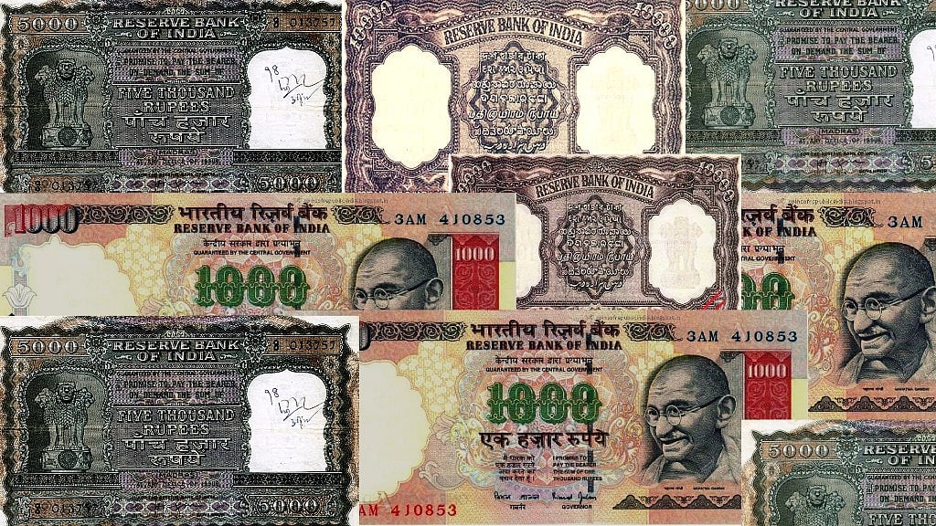 1000, 5000,10000 रुपए के नोट (फोटो: द क्विंट)