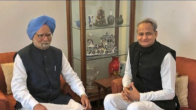 सोशल मीडिया पर दावा है कि अशोक गहलोत ने यूपीए के अंत की बात की है