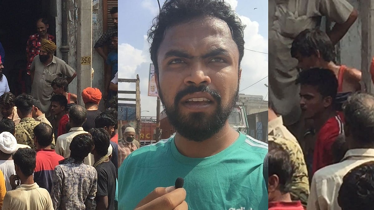 द क्विंट के संवाददाता बादशा रे ने मौके पर सतर्क होकर बड़ी घटना होने से बचा लिया.