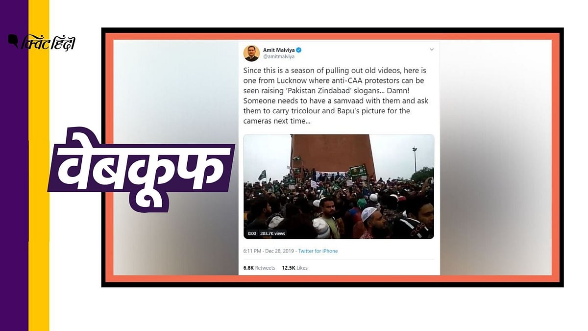 बीजेपी आईटी सेल हेड ने किया दावा, रैली में लगे ‘पाकिस्तान जिंदाबाद’ के नारे