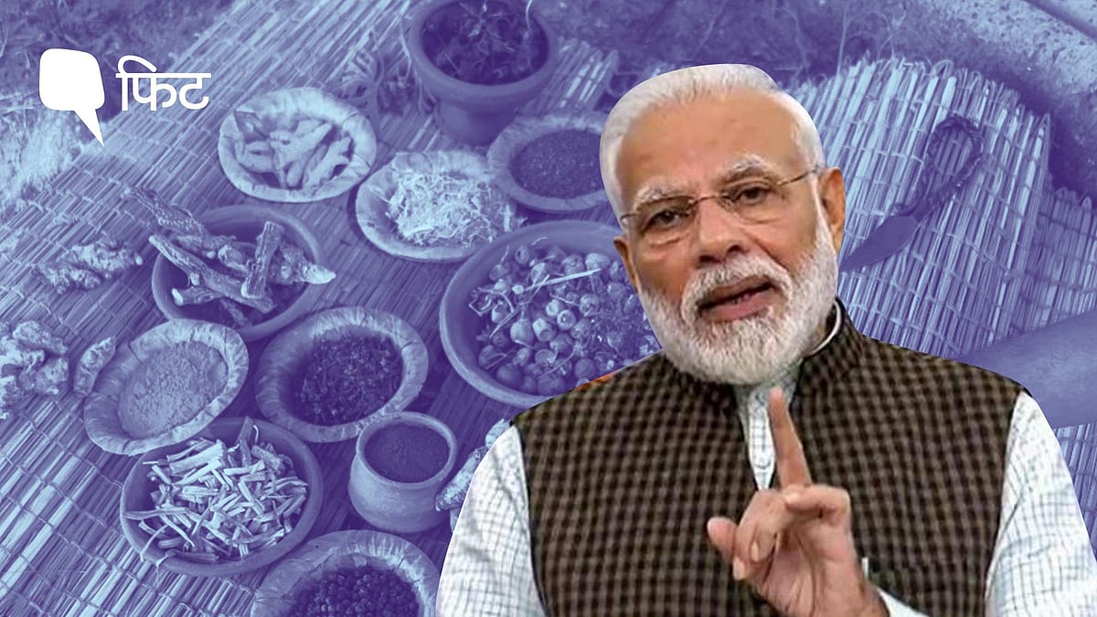 पीएम मोदी ने कहा, "गर्म पानी है, काढ़ा है, इनका निरंतर सेवन करें."