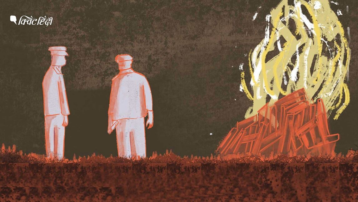 मंदिरों और खेतों में जाने की मनाही