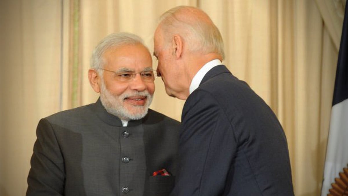 पीएम नरेंद्र मोदी और जो बाइडेन