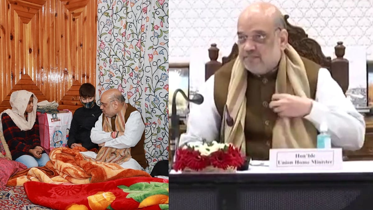 <div class="paragraphs"><p>J&K दौर पर <strong>Amit Shah</strong> शहीद के घर पहुंचे, </p></div>