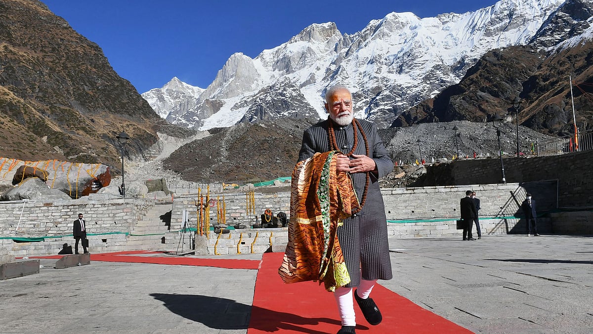 <div class="paragraphs"><p>उत्तराखंड के केदारनाथ में पीएम मोदी</p></div>