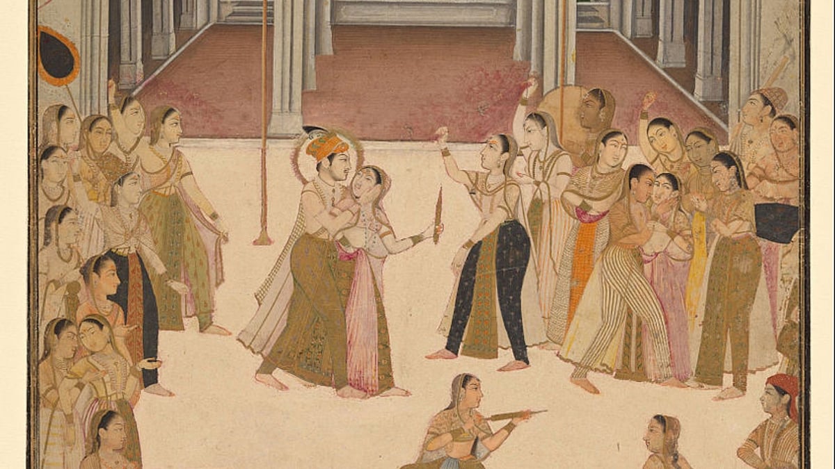 <div class="paragraphs"><p>अपने हरम में होली खेलते जहांगीर</p></div>