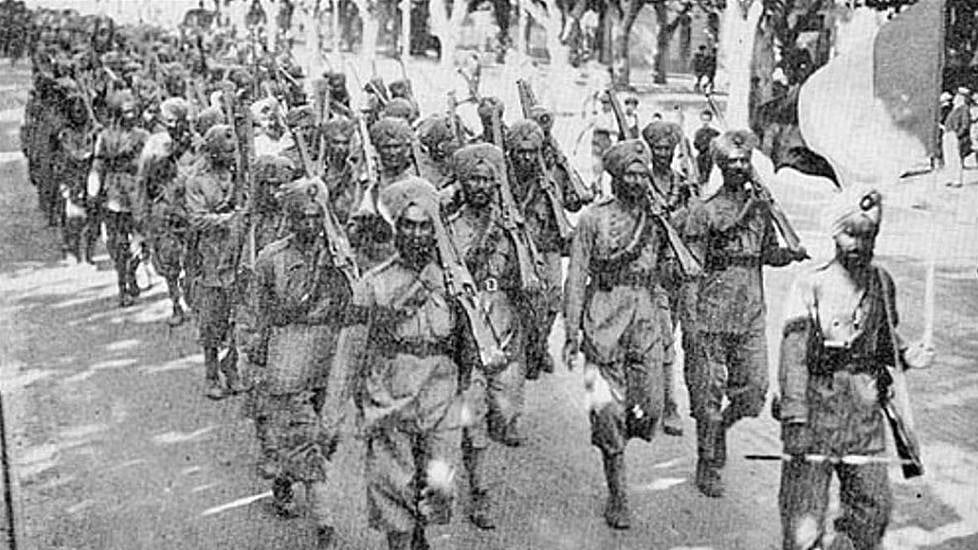 <div class="paragraphs"><p>पहले विश्व युद्ध के दौरान फ्रांस में सिख रेजिमेंट</p></div>
