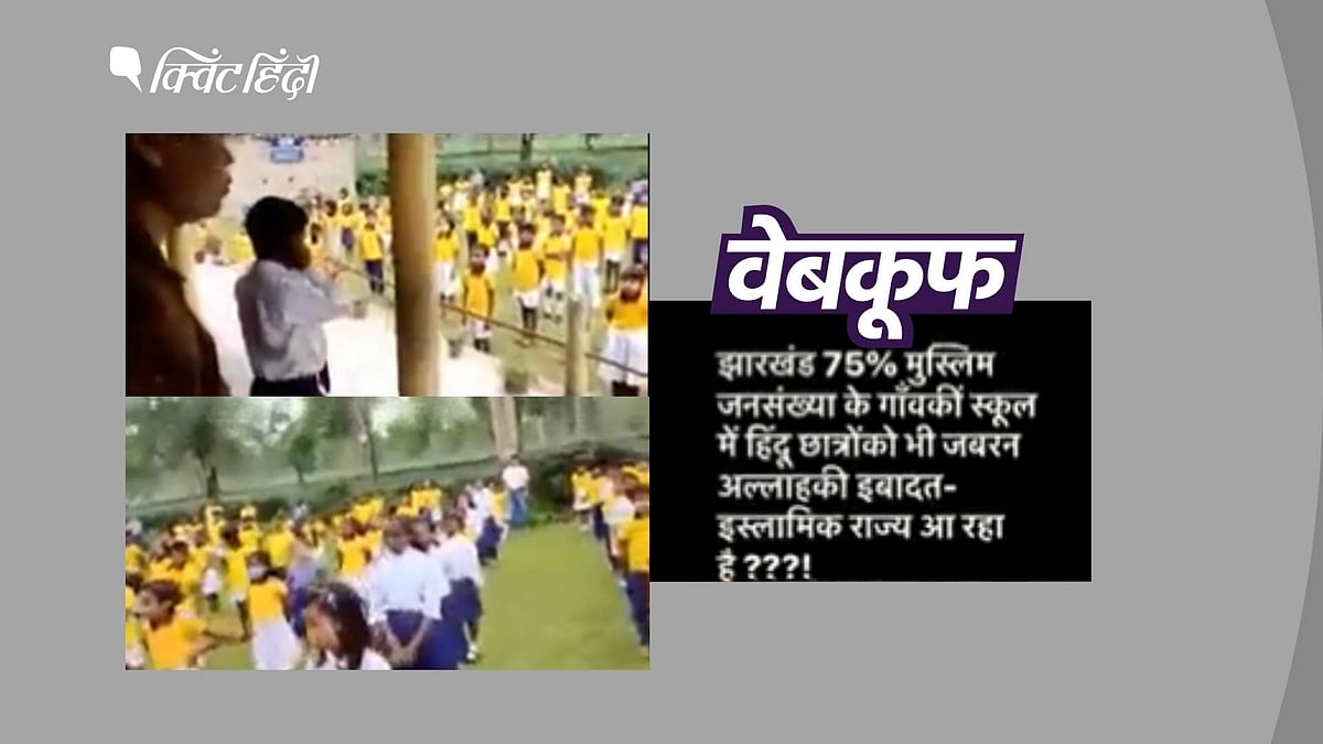 <div class="paragraphs"><p>झारखंड के स्कूल का बताया जा रहा वीडियो</p></div>