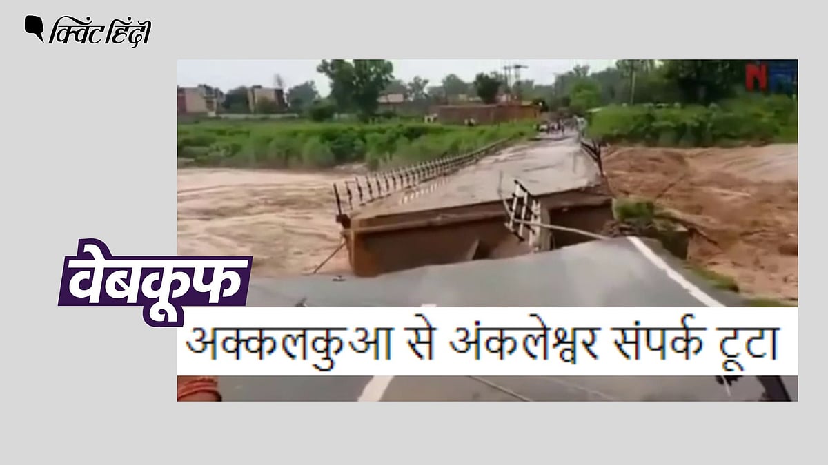 <div class="paragraphs"><p>पुल ढहने का ये वीडियो गुजरात नहीं जम्मू का है</p></div>
