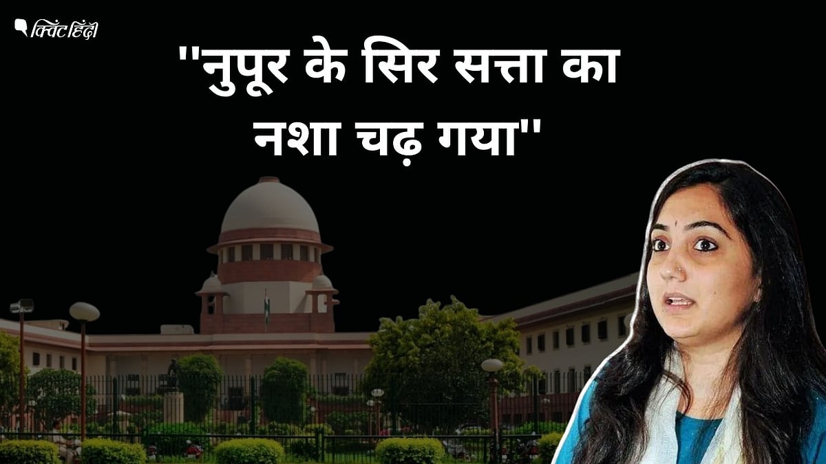 <div class="paragraphs"><p>कोर्ट ने नूपुर शर्मा को लगाई फटकार</p></div>