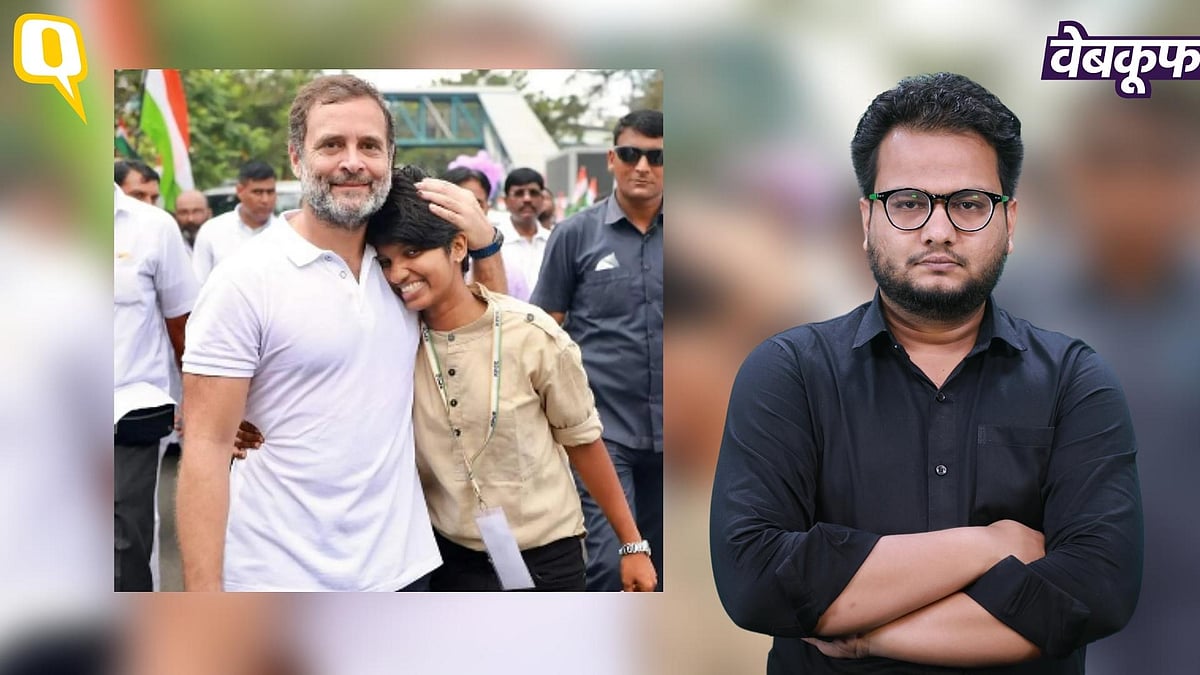 <div class="paragraphs"><p>फोटो में लड़की को 'पाकिस्तान जिंदाबाद' के नारे लगाने वाली अमूल्या बताया जा रहा है. ये दावा झूठा है.</p></div>