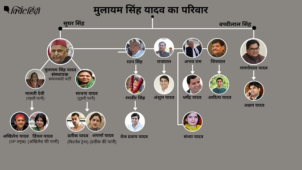 <div class="paragraphs"><p>Mulayam Singh Family </p></div>