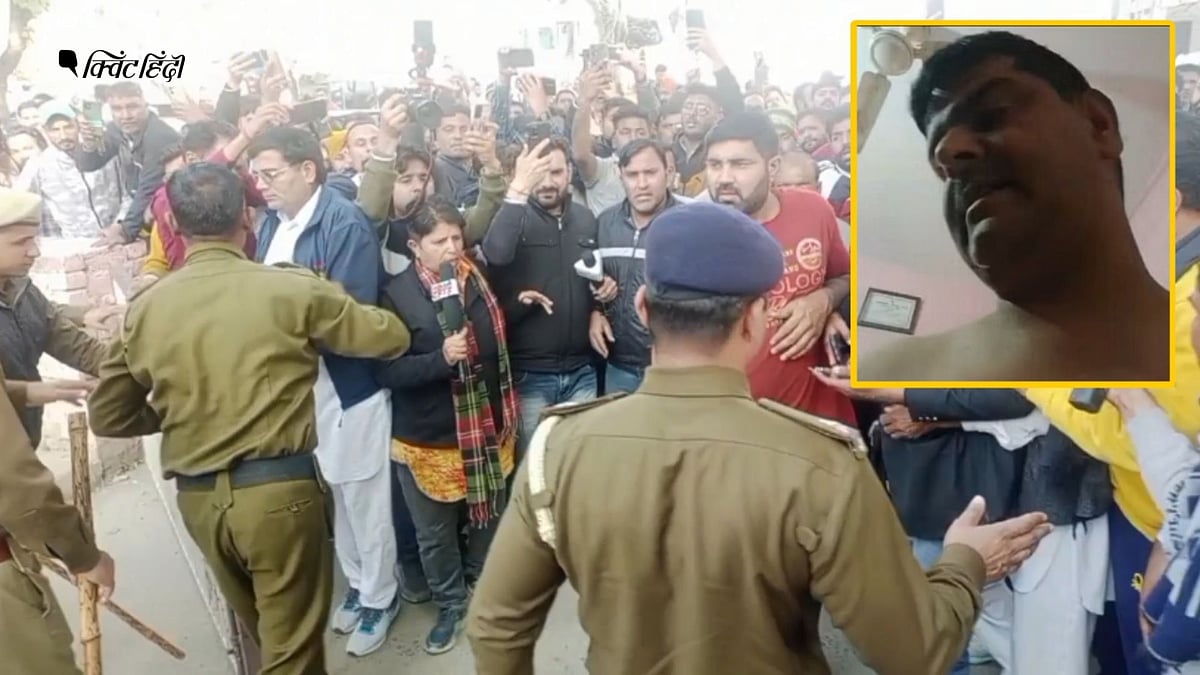 <div class="paragraphs"><p>Haryana: पानीपत का 'सिंघम' गिरफ्तार, लोगों ने थाने पर किया जमकर हंगामा</p></div>