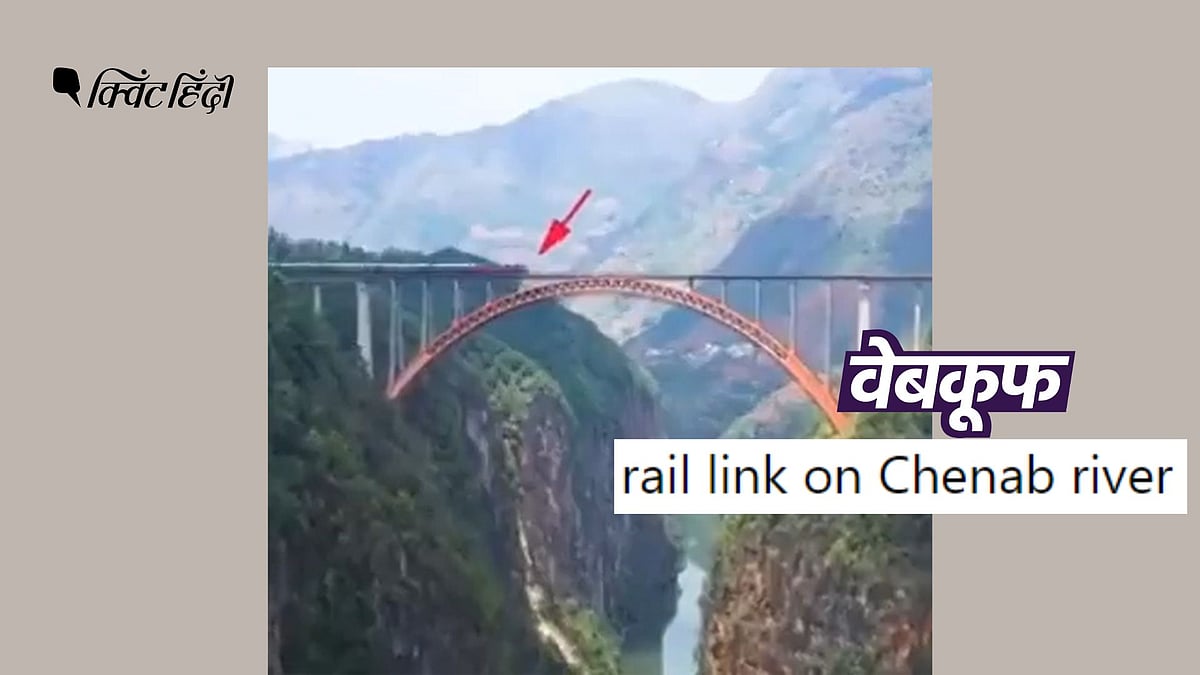 <div class="paragraphs"><p>वायरल वीडियो में चीन के गुइझोउ प्रांत में बने बीपनजियांग रेलवे ब्रिज को देखा जा सकता है.</p></div>