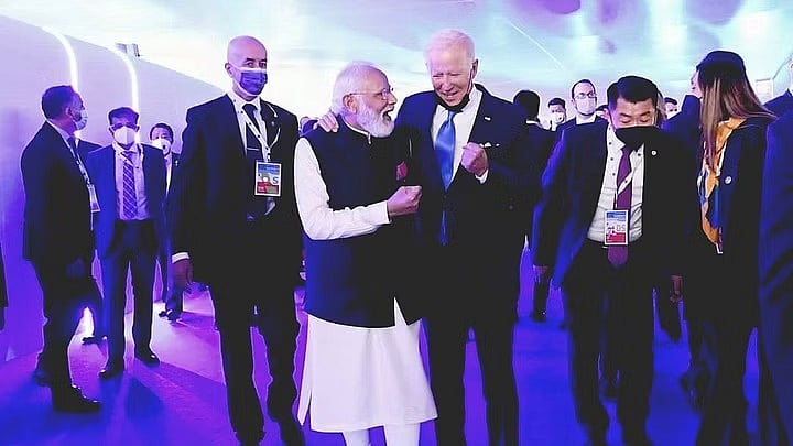 <div class="paragraphs"><p>अमेरिकी राष्ट्रपति जो बाइडेन के साथ पीएम नरेंद्र मोदी</p></div>