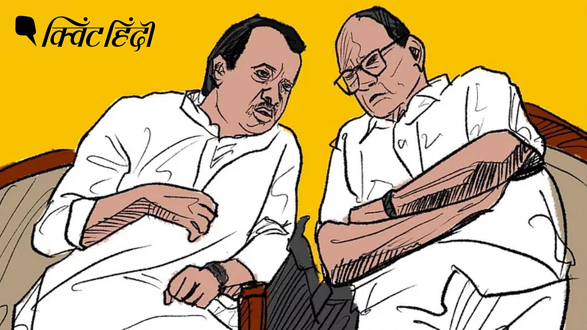 <div class="paragraphs"><p>शरद पवार और अजीत पवार का स्केच</p></div>