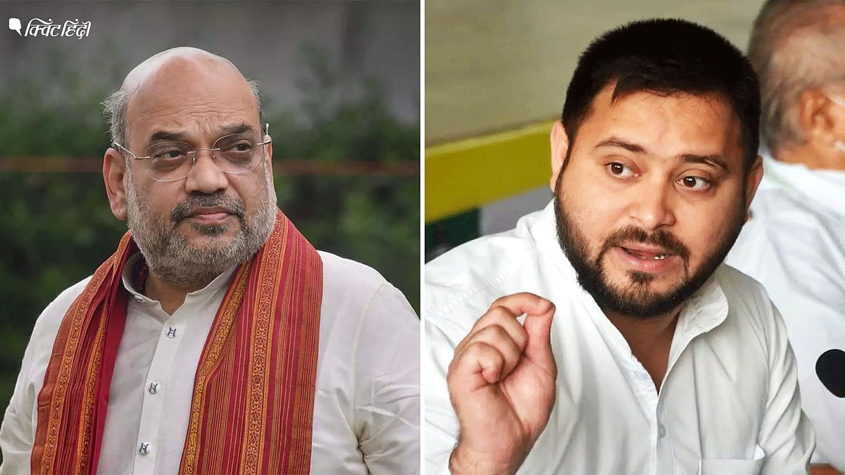 <div class="paragraphs"><p>Bihar Caste Census: अमित शाह ने जाति सर्वे पर बोला हमला, तेजस्वी यादव ने किया पलटवार</p></div>