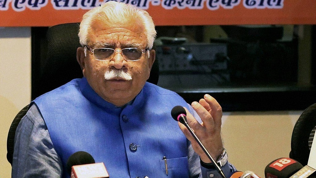 <div class="paragraphs"><p>हरियाणा CM मनोहर लाल का इस्तीफा, कंवरपाल गुर्जर का दावा- दोबारा खट्टर ही लेंगे शपथ</p></div>