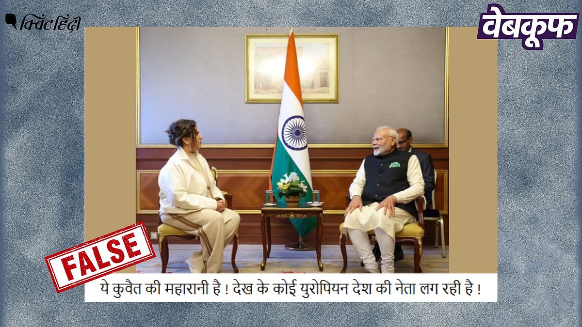 <div class="paragraphs"><p>PM Modi के साथ बैठी महिला कुवैत के अमीर की बेटी नहीं एक योगा ट्रेनर हैं</p></div>