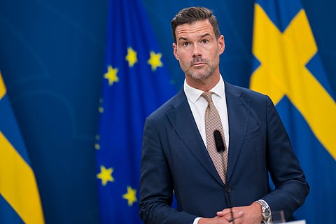 Migrationsminister Johan Forssell (M).