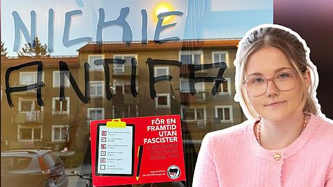 Riks journalist Nickie Swetzén utsatt för hotfull attack av Antifa