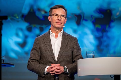 Statsminister Ulf Kristersson (M).