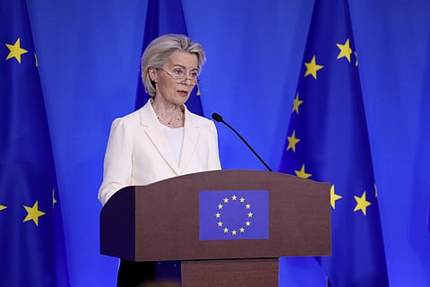 Europeiska kommissionens ordförande Ursula von der Leyen.