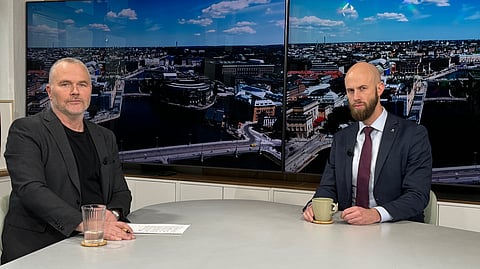 Carl-Oskar Bohlin (M), minister för civilt försvar, intervjuades av Richard Sörman i Riks studio på tisdagen.