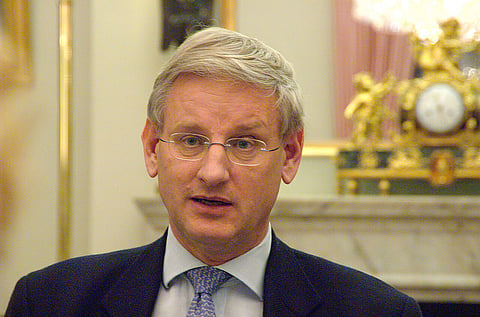 Carl Bildt har hamnat i blåsväder efter ett antal inlägg på X.